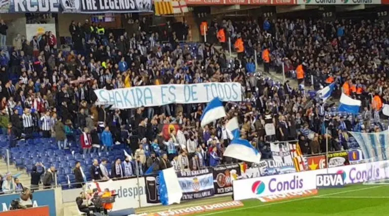 "Shakira es de todos": Afición del Espanyol