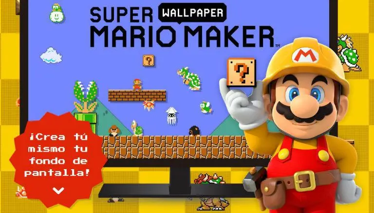 Nintendo lanza 'Super Mario Wallpaper Maker'