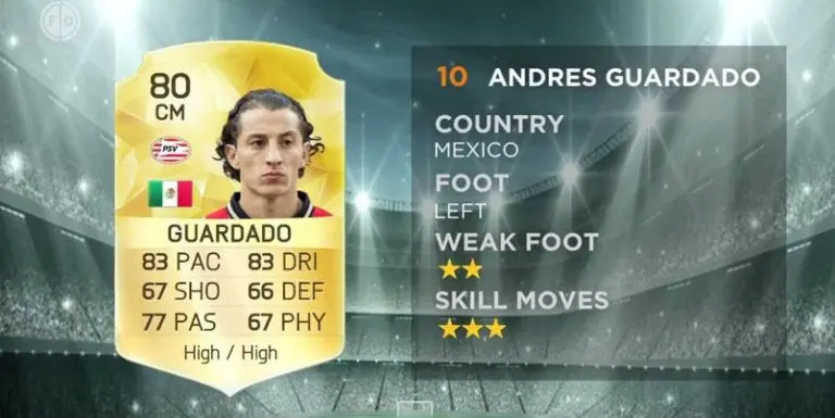 Guardado es considerado una joya oculta del FIFA 16