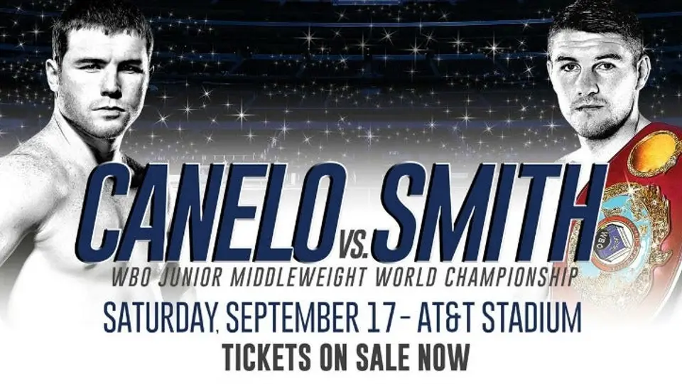 Ponen a la venta boletaje para pelea entre Canelo y Smith