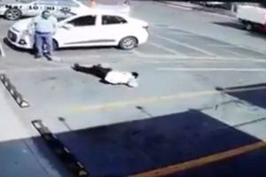 Adulto mayor sufre brutal agresión de conductor imprudente