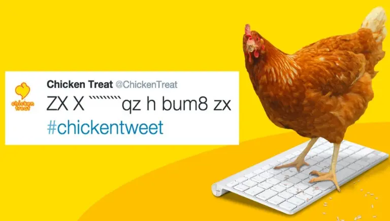Gallina maneja cuenta de Twitter de restaurante