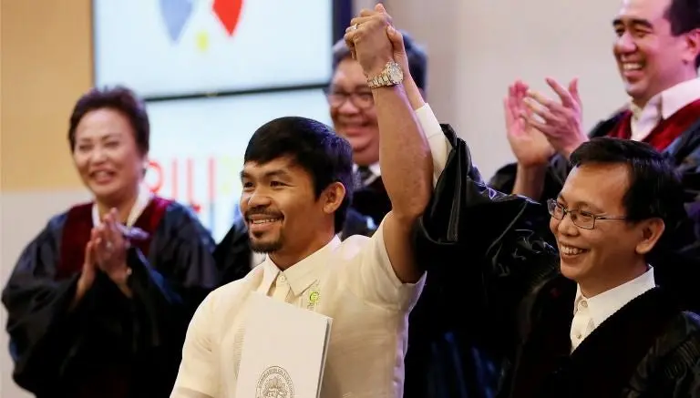 Pacquiao es proclamado senador de Filipinas
