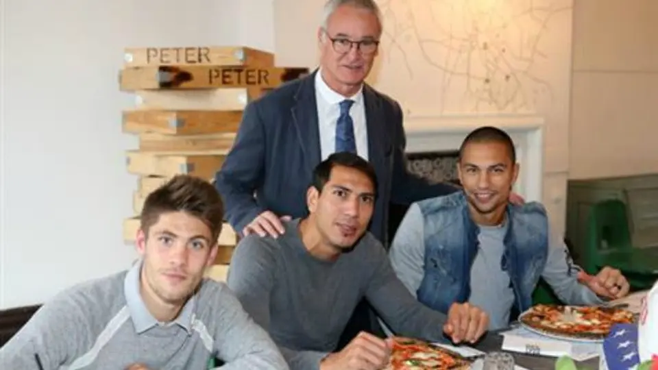 Pizza, clave del éxito de Leicester en Premier