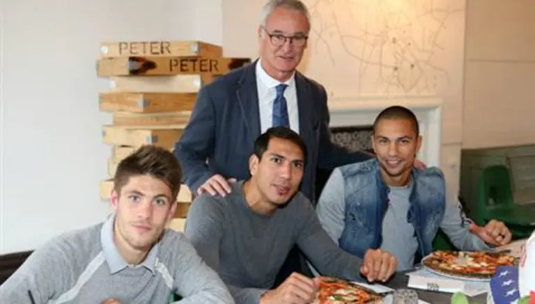 Pizza, clave del éxito de Leicester en Premier