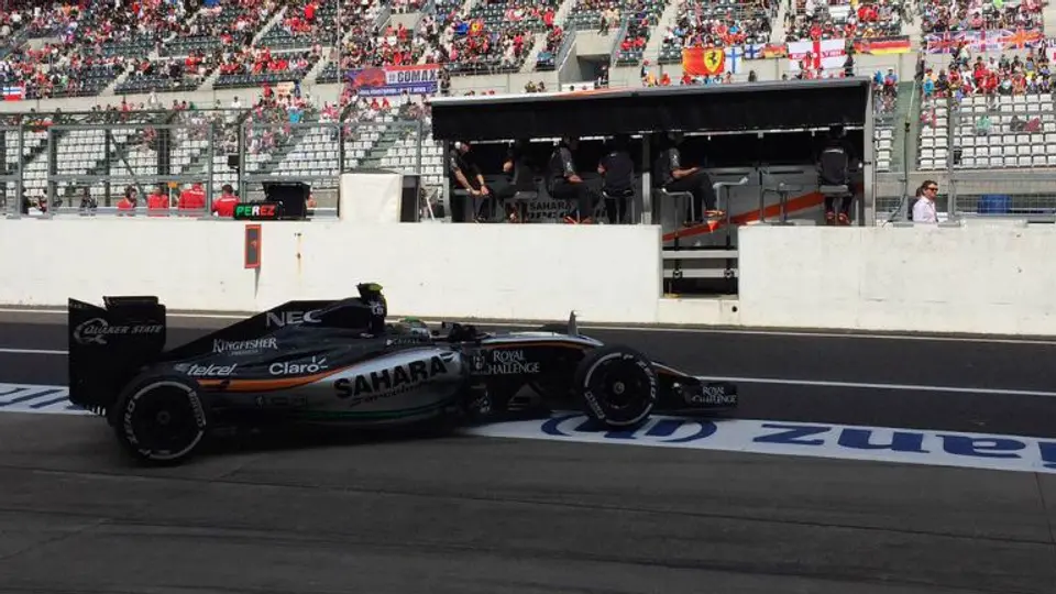 Checo Pérez, inconforme con resultado en GP de Japón