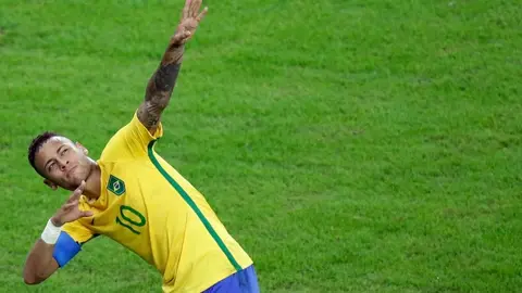 Neymar dedica festejo a Bolt en Final olímpica