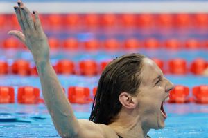 Katinka Hosszu se cuelga su tercer medalla de oro en Río