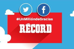 RÉCORD celebra un millón de followers en Twitter