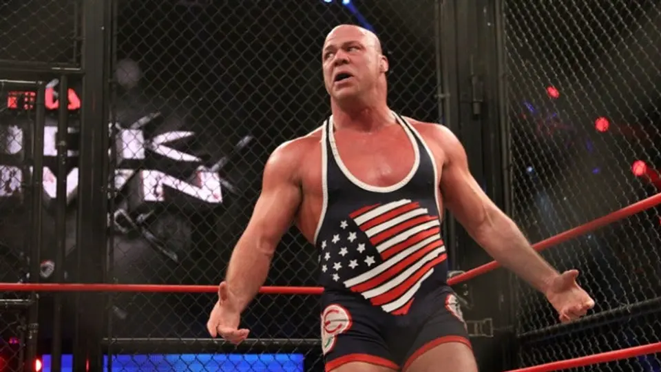 Kurt Angle pierde en su última lucha