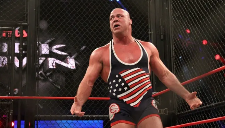 Kurt Angle pierde en su última lucha