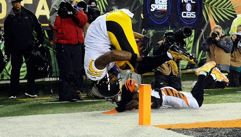 Martavis Bryant realiza excepcional atrapada contra Cincinnati