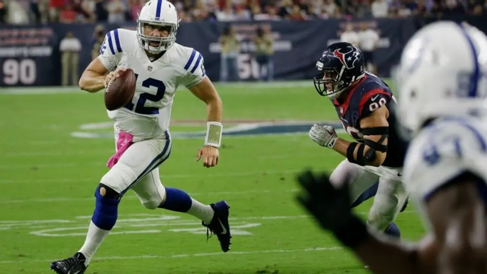 Con problemas de QB, Indianapolis visita a Houston