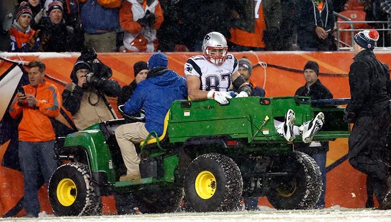 Rob Gronkowski será baja por una semana