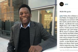 Pelé se une a Instagram y suma miles de seguidores