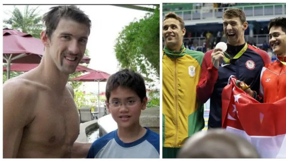 Schooling, niño que idolatró y venció a Phelps