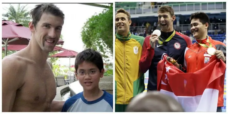 Schooling, niño que idolatró y venció a Phelps