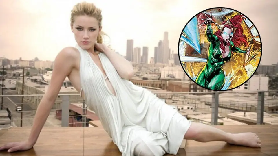 Amber Heard, esposa de Aquaman en la Liga de la Justicia