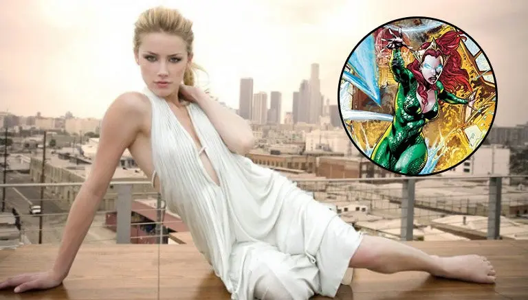 Amber Heard, esposa de Aquaman en la Liga de la Justicia