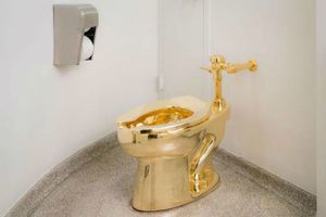 Museo cobra 300 pesos por usar inodoro de oro