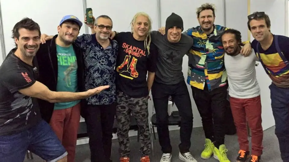 Nahuel, invitado de lujo en concierto de Auténticos Decadentes