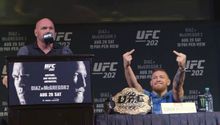 McGregor y Díaz se calientan previo a revancha en UFC 202