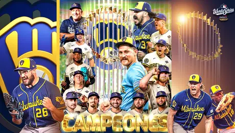 ¡Brewers campeones de Serie Mundial por primera vez en su historia!