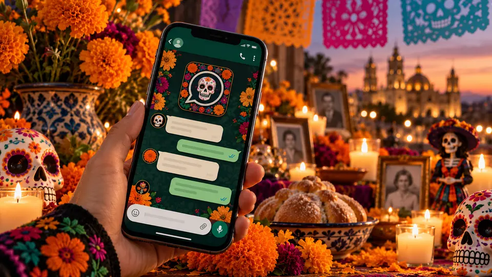 WhatsApp: Así puedes activar el modo Día de Muertos 2026 paso a paso