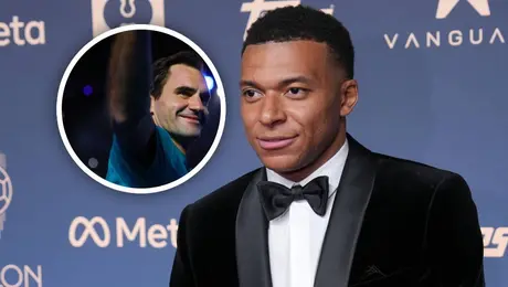 El duro golpe de Mbappé a Roger Federer
