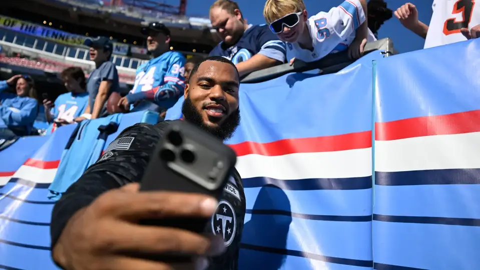 Jeffery Simmons, con los Tennessee Titans | AP