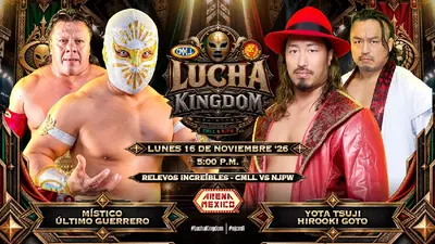 CMLL y NJPW presentan Lucha Kingdom: Cartelera completa