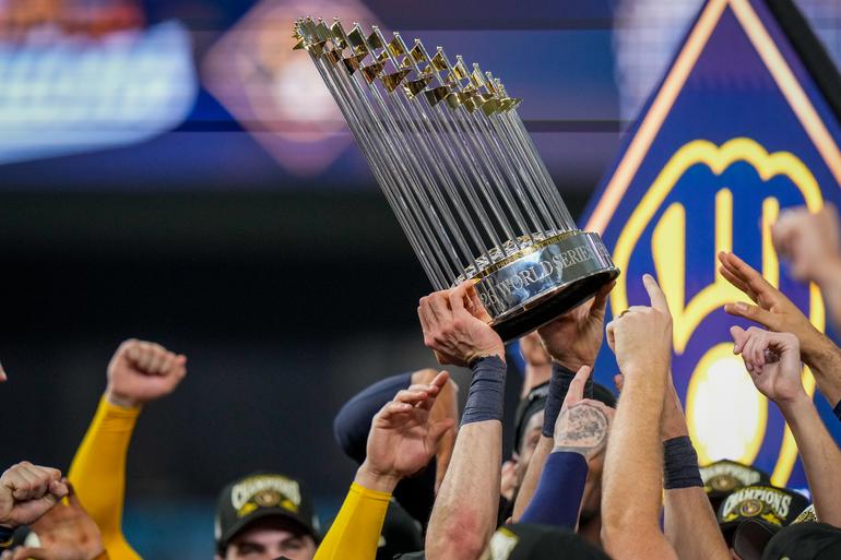 Trofeo de la Serie Mundial MLB | AP