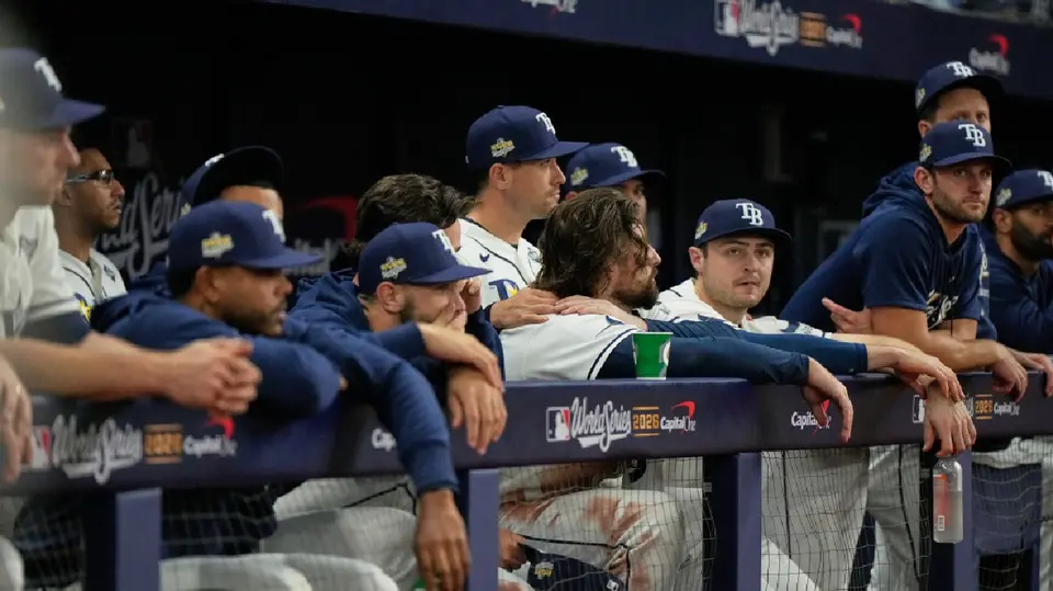 Tampa Bay Rays tras perder la Serie Mundial 2026 | AP