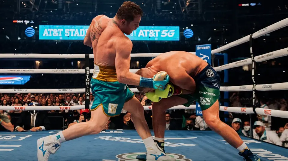 Canelo ante Billy Joe Saunders en mayo de 2021 | IG canelo