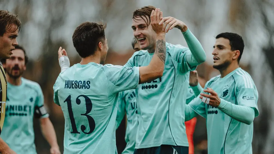 Rodrigo Huescas con el Copenhague en la Copa de Dinamarca | x:@FCKobenhavn