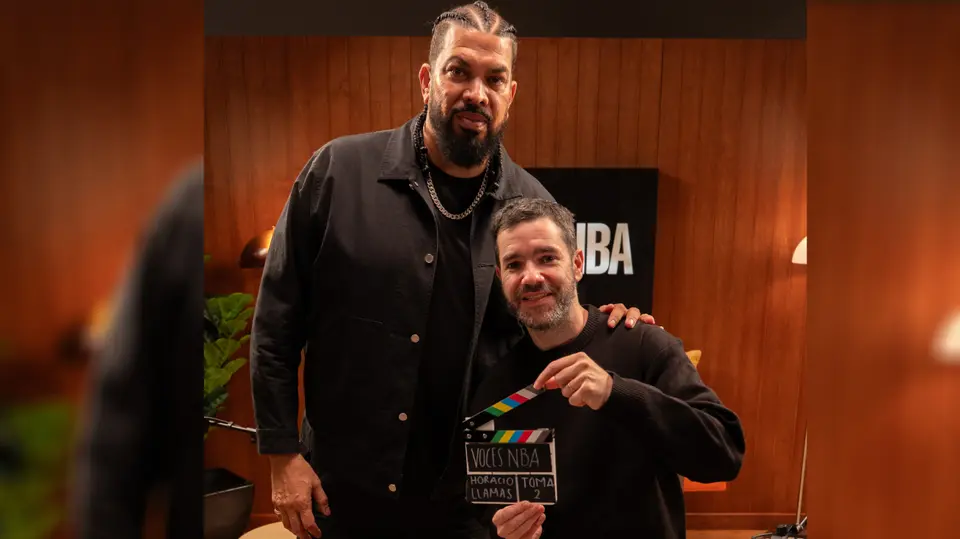 Horacio Llamas con Germán Beder para Voces NBA | NBA Español