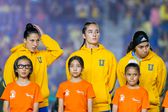 Jennifer Hermoso, Diana Ordoñez y Aaliyah Farmer previo a un compromiso de Tigres | IMAGO 7