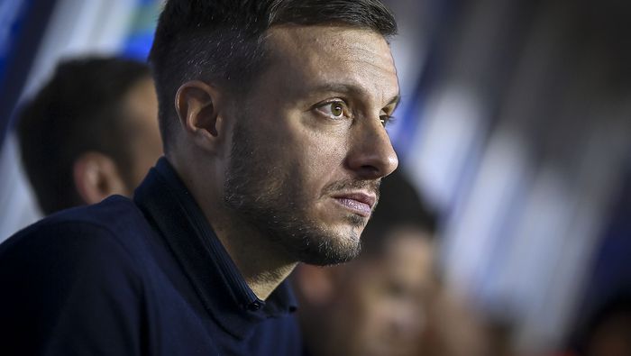 Anselmi en la banca durante un partido de Cruz Azul | IMAGO7