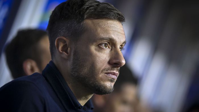 Anselmi en la banca durante un partido de Cruz Azul | IMAGO7