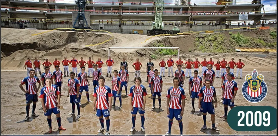 La foto oficial de Chivas en 2009 | chivasdecorazon.com.mx