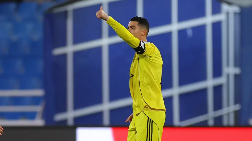 Cristiano Ronaldo en el partido | @Cristiano