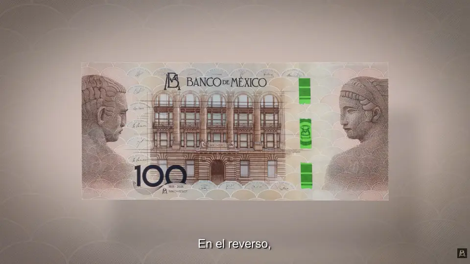 El frente es la fachada del Banco de México / Especial