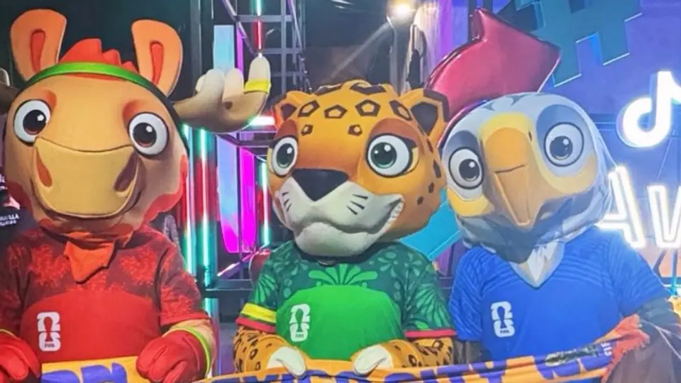 Las mascotas del mundial estuvieron en los TikTok Awards | CORTESÍA