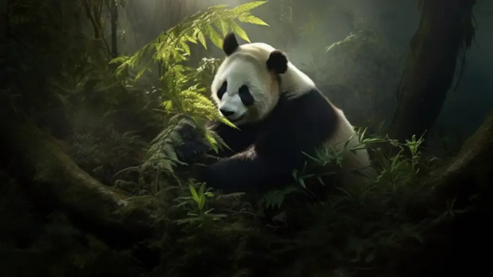 El factor humano ayudó para conservar la especie con más espacios de bambú / FREEPIK