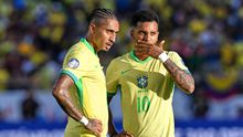 Raphinha y Rodrygo en partido con la Selección de Brasil | MEXSPORT