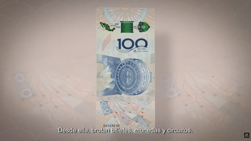 En el reverso trae una bóveda, como símbolo de confianza / Especial