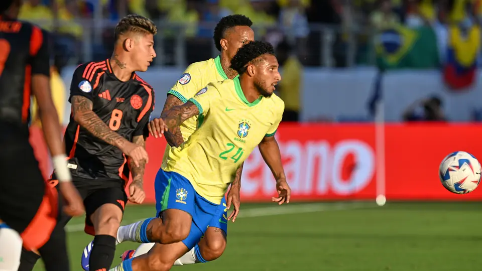 Ederson durante el partido de Brasil contra Colombia en la Copa América 2024 | MEXSPORT