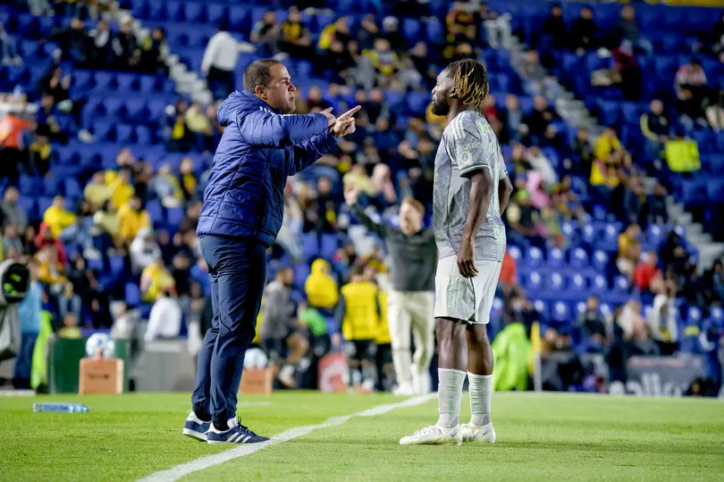 Allan Saint-Maximin y André Jardine durante un partido de América en la Liga MX | IMAGO 7