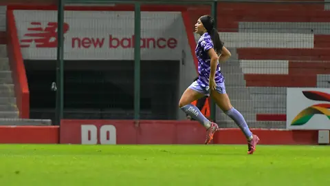Aaliyah Farmer en el partido de Tigres contra Toluca | IMAGO 7