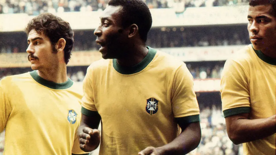 Pelé en partido con la Selección de Brasil durante el Mundial de México 1970 | MEXSPORT